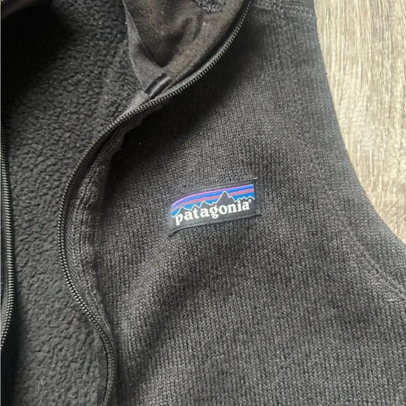 Patagonia Women's Black Full-Zip Fleece Vest Size S - Picture 2 of 4